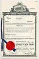 Image of Eddie Bauer's patent for a sleeping bag, January 4, 1944