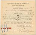 Image of Application for Registration of  Trademark by R.C. Erskine, May 17, 1905