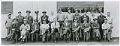 Image of U.S. Post office employees in front of North Garage, Seattle, June 1956