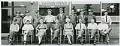 Image of U.S. Post office employees in front of Richmond Highlands Branch, Seattle, June 1956