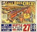Image of Cole Brothers Circus and War Bonds poster, August 1943