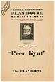 Image of Program for Peer Gynt at Seattle Repertory Playhouse, February 1931