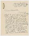 Image of Louisa Denny's letter to Harold Denny, February 26, 1916