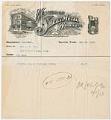 Image of Washington Sheet Metal Works receipt, October 28, 1913