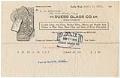 Image of Suess Glass Co. receipt, September 8, 1915