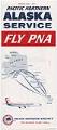 Image of Pacific Northern Airlines Alaska Service brochure and timetable, June 1, 1967