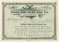Image of Washington Produce & Fruit Growers Union stock certificate, July 1895