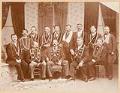 Image of Sons of Herman Lodge members posing in studio, Seattle, circa 1904