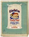 Image of Gladiator flour bag design, 1932