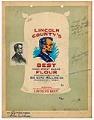 Image of Lincoln County's Best flour bag design, 1928