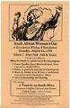 Image of South African Women's Day poster, August 12, 1978