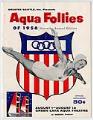 Image of Aqua Follies program, August 1-13, 1956