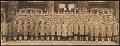 Image of Students’ Army Training Corps group on steps of Washington State Museum, University of Washington campus, 1918