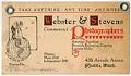 Image of Webster & Stevens business card, circa 1925