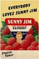 Image of Sunny Jim Raspberry Preserves poster, circa 1955