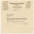 Image of Letter from B. N. Hicks to Charles Heifner, March 20, 1929