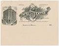 Image of Notepaper from Hotel Seattle, circa 1905