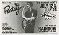 Image of The Partay concert poster, July 1982