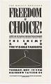 Image of Freedom of Choice benefit concert poster, November 17, 1981