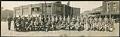 Image of Nile Temple Band in front of King Street Station, Seattle, June 3, 1919