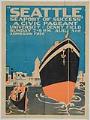 Image of Seattle Seaport of Success poster, 1919