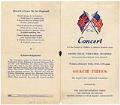 Image of Gracie Fields benefit concert program, January 24, 1941
