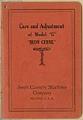 Image of Care and Adjustment of Model 