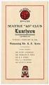 Image of Program for Seattle Ad Club luncheon, February 20, 1912
