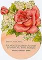 Image of Fulmer's Columbia Florist flower coaster, circa 1950