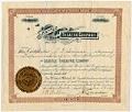 Image of Seattle Theatre Company stock certificate, 1893