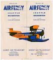 Image of Gorst Air Transport Air Ferry brochure, circa 1928