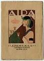 Image of Aida program, August 1927