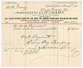 Image of Denny Clay Company receipt, December 6, 1893