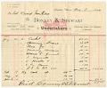Image of Bonney & Stewart Undertakers bill, 1894