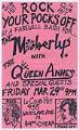 Image of The Moberlys and The Queen Annes concert poster, March 29, 1985