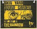 Image of Skin Yard and Soundgarden concert poster, July 30, 1985