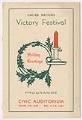 Image of Program for the United Nations Victory Festival, Seattle, December1945