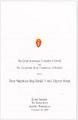 Image of Banquet program for King Harald V's visit, 1995
