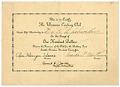Image of Woman's Century Club membership certificate, 1924