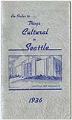 Image of An Index to Things Cultural in Seattle, 1936