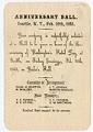 Image of Territorial anniversary ball invitation, February 20, 1863