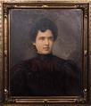 Image of Oil portrait of Mrs. William D. Hofius by W.S. Hutton, ca. 1900