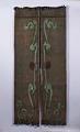 Image of Pair of green leather portières from the home of Melvin Albert Weed, 1902