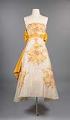 Image of Evening gown with taffeta bow from Frederick & Nelson, ca. 1955