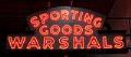Image of Warshal's Sporting Goods neon sign, ca. 1935