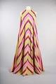 Image of Striped hostess gown purchased from John Doyle Bishop, 1971