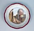 Image of Souvenir bowl from the Alaska-Yukon-Pacific Exposition (AYPE) in Seattle in 1909, and features an image of Second Ave in downtown Seattle