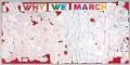 Image of Notes from a Seattle Womxn's March sign board entitled, 