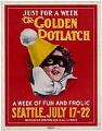 Image of Golden Potlatch ad, Seattle, 1911