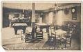 Image of Billiard room at Washington Chauffeurs Club, circa 1909